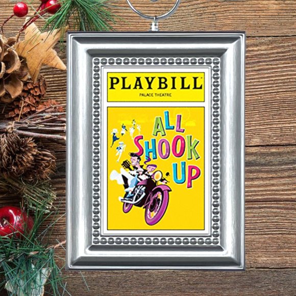 All‎ Shook Up Broadway Musical Playbill Christmas Tree Ornament - Picture 1 of 3